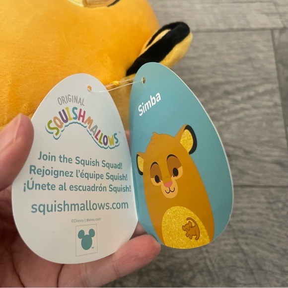 Squishmallow Disney The Lion King Simba 8" Plush Soft Toy - Picture 5 of 6